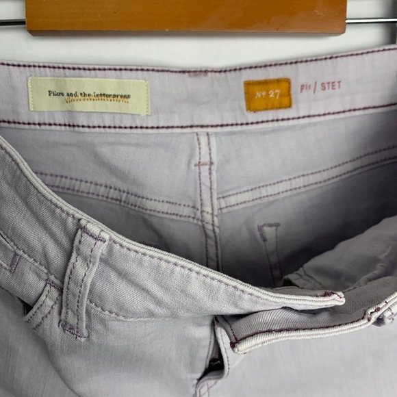 Pilcro Anthropologie Stet Ankle Lavender Jean - Picture 6 of 7